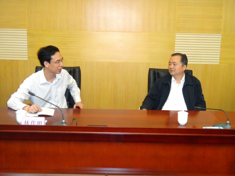 局党组书记局长林作明同志带队到泉州开展工作调研